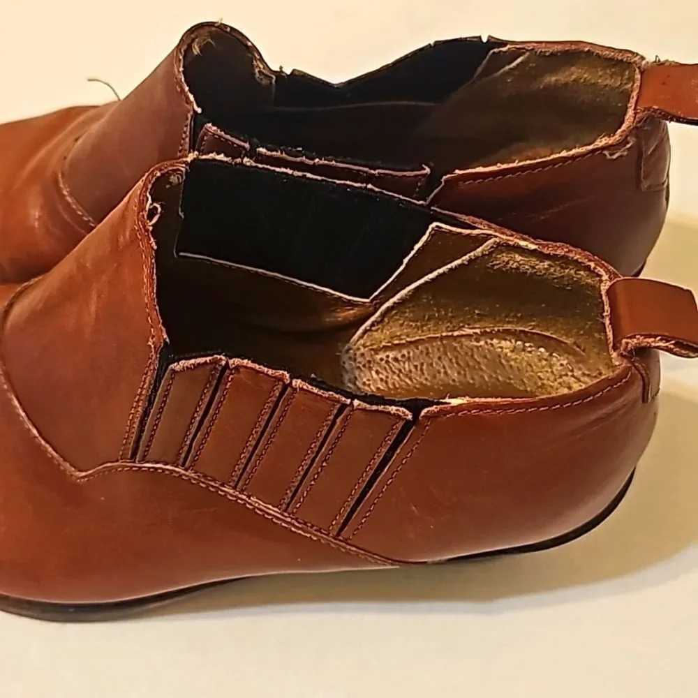 Cougar‎ vintage western leather booties size 7.5